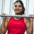 girl doing pull ups